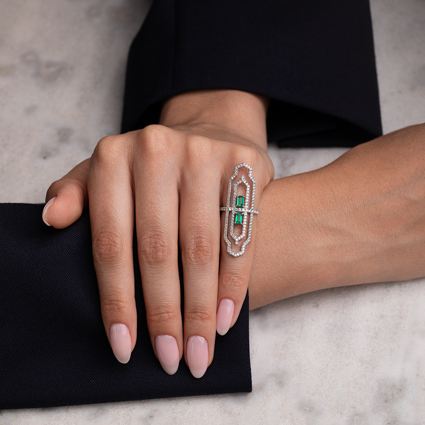 Emerald Ring, Size 51