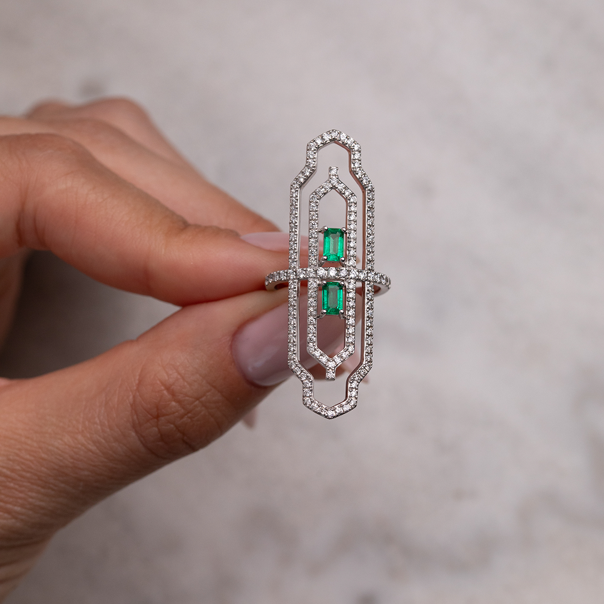 Emerald Ring, Size 51