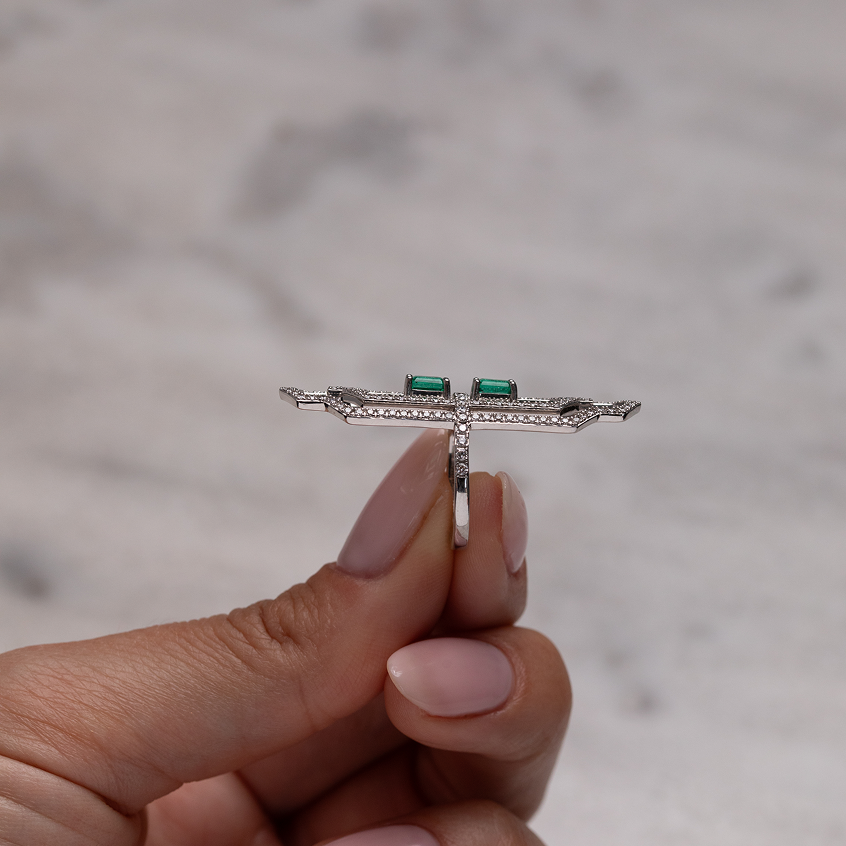 Emerald Ring, Size 51
