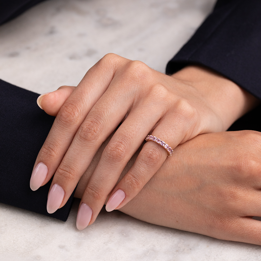Joel Ring Pinky, Size 46 Rose Gold