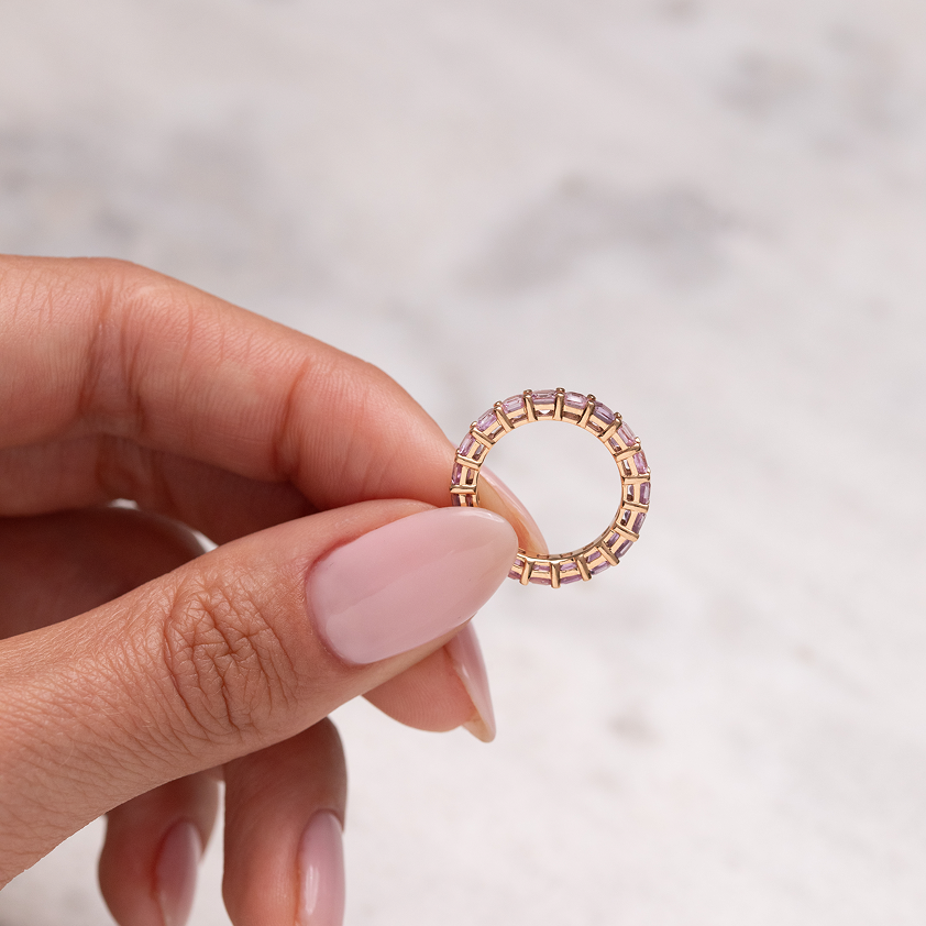 Joel Ring Pinky, Size 46 Rose Gold