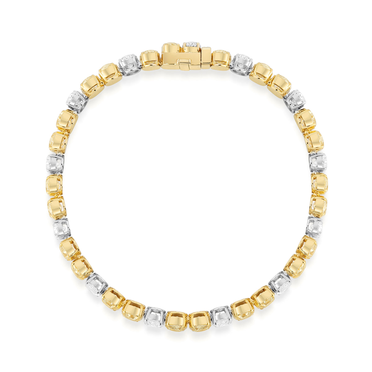 FANCY BI-COLOR TENNIS BRACELET