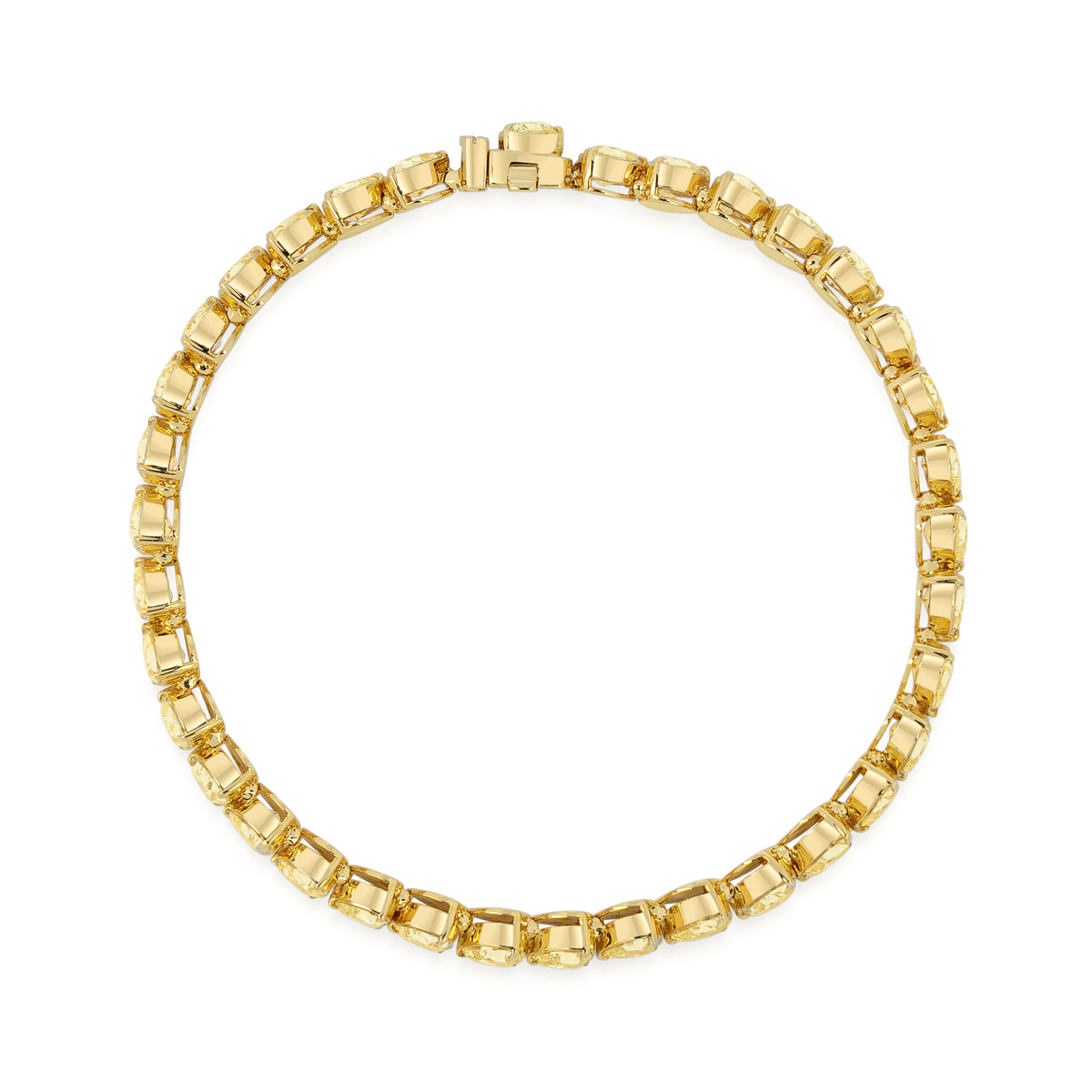 FANCY HEART TENNIS BRACELET
