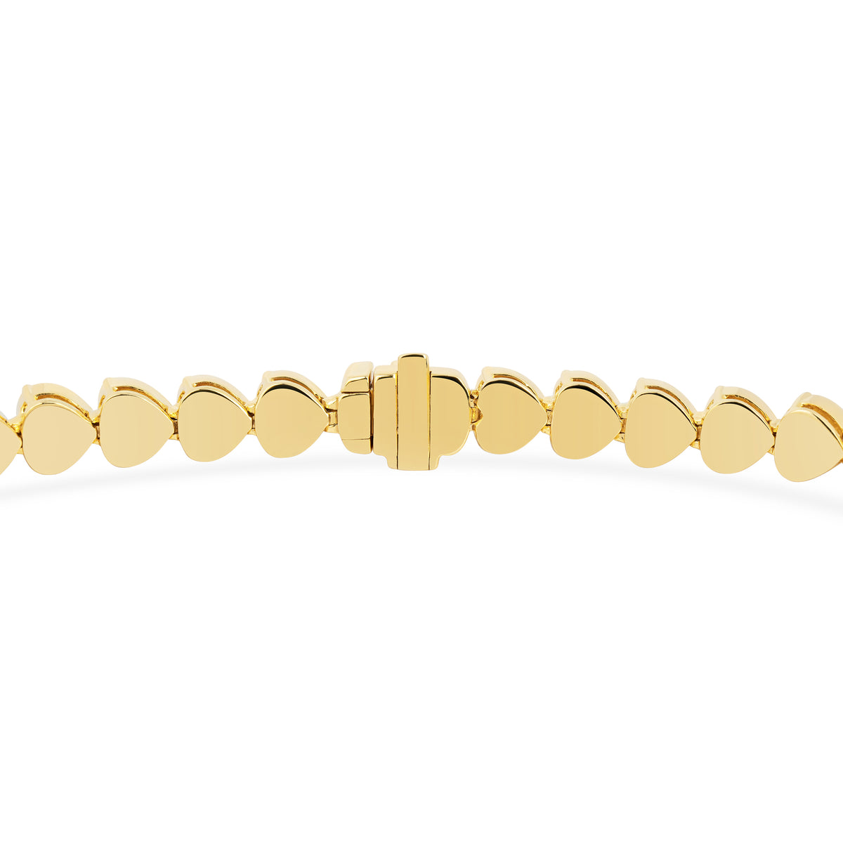 FANCY HEART TENNIS BRACELET