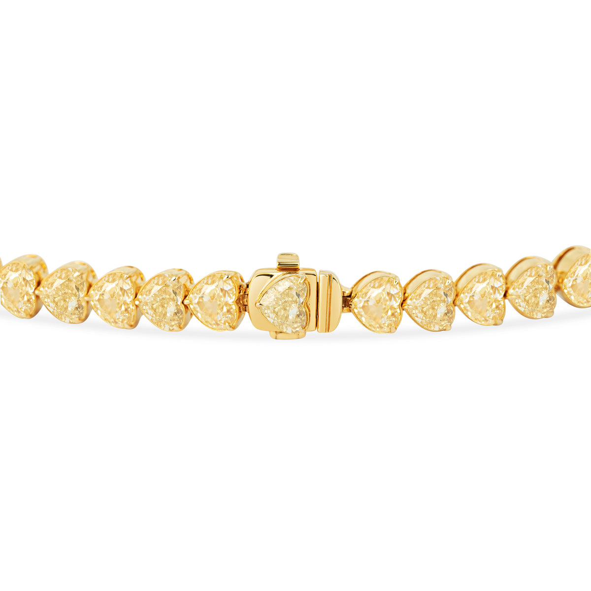 FANCY HEART TENNIS BRACELET