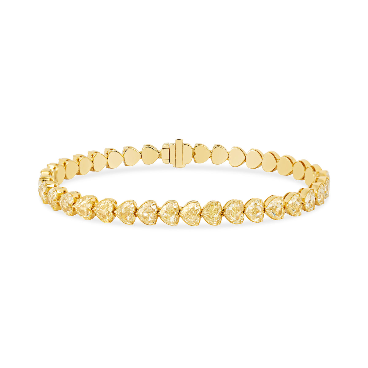 FANCY HEART TENNIS BRACELET