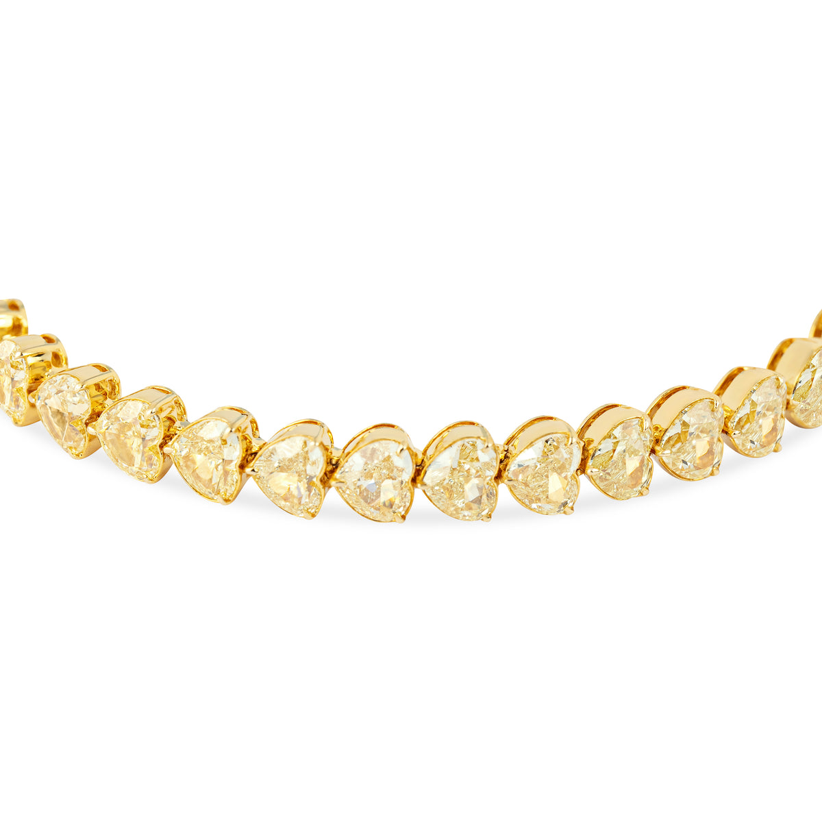 FANCY HEART TENNIS BRACELET