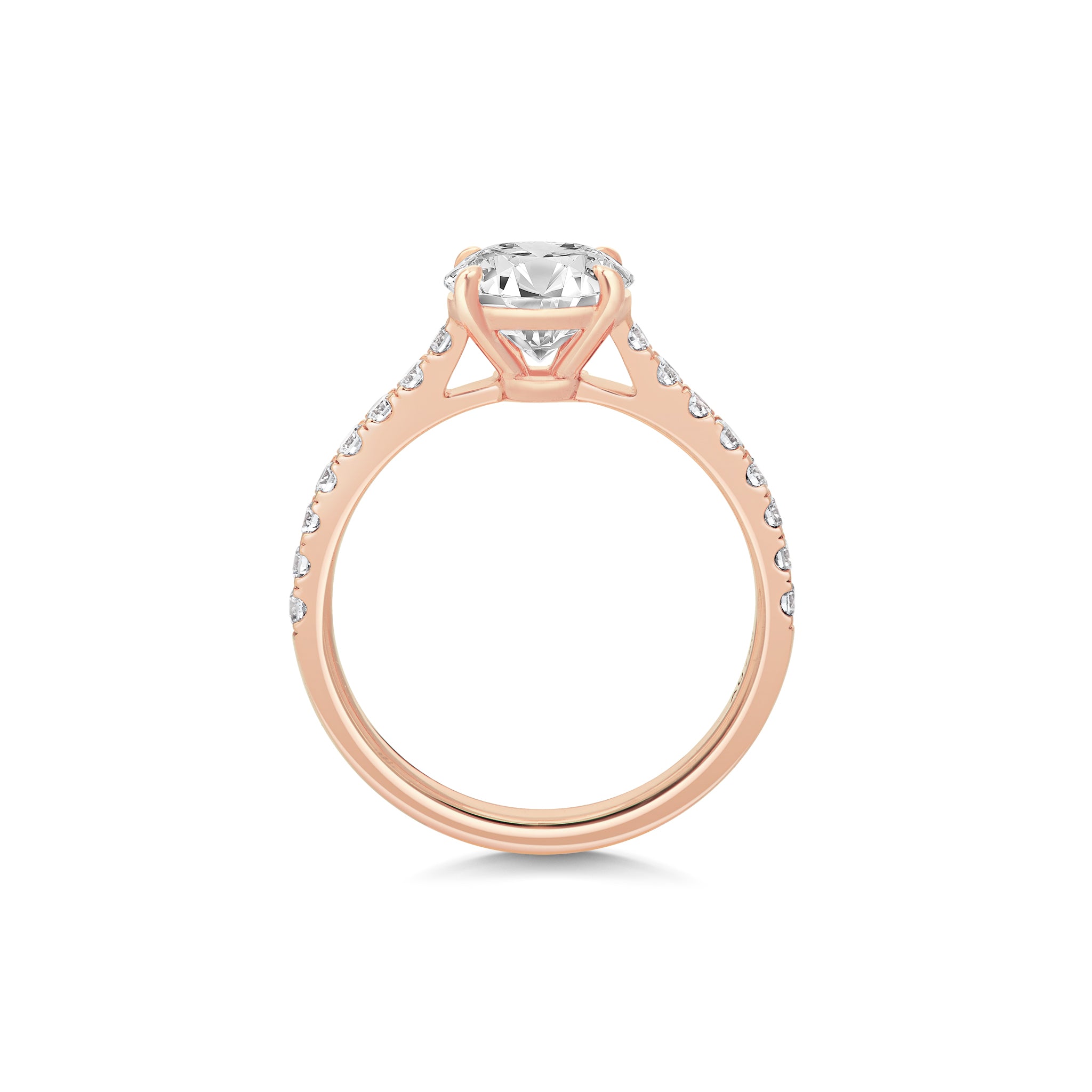 LYSANDER BRILLIANT CUT rose gold