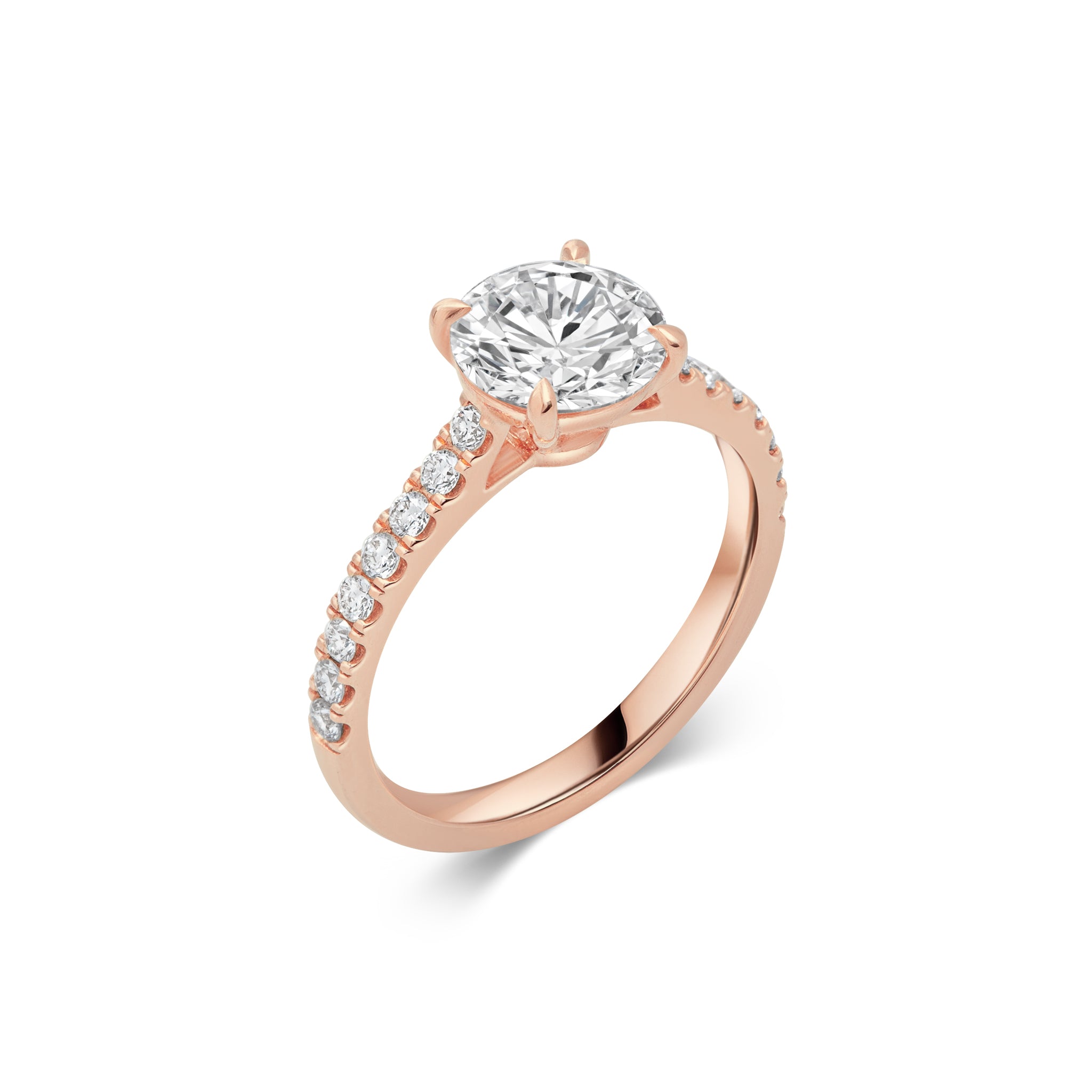 LYSANDER BRILLIANT CUT rose gold