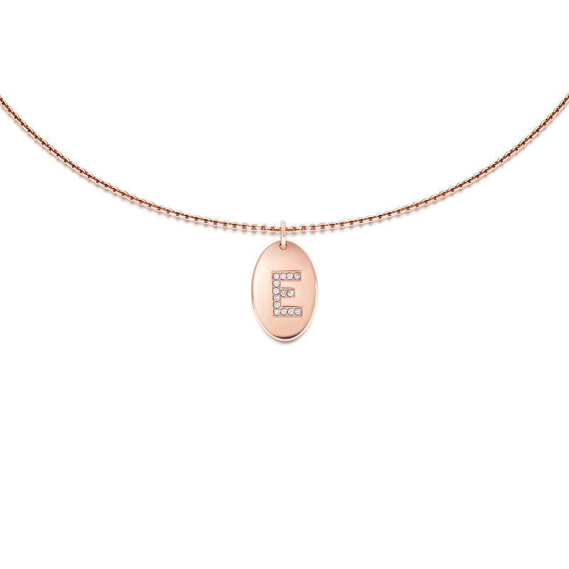 INITIAL TAG NECKLACE