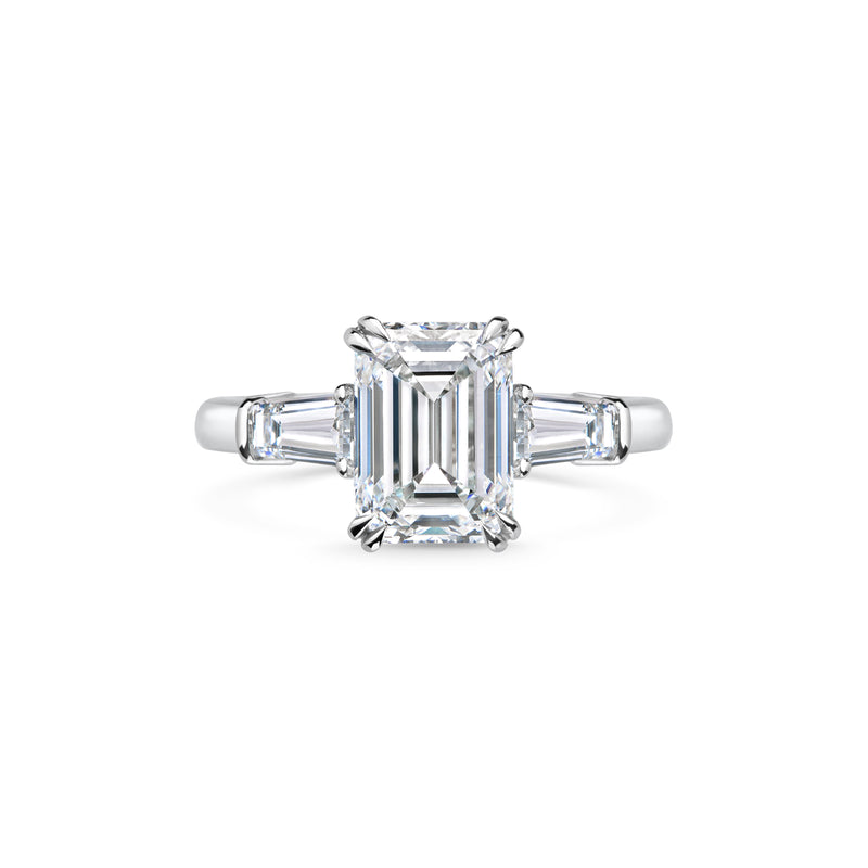 SOFIA emerald cut white gold