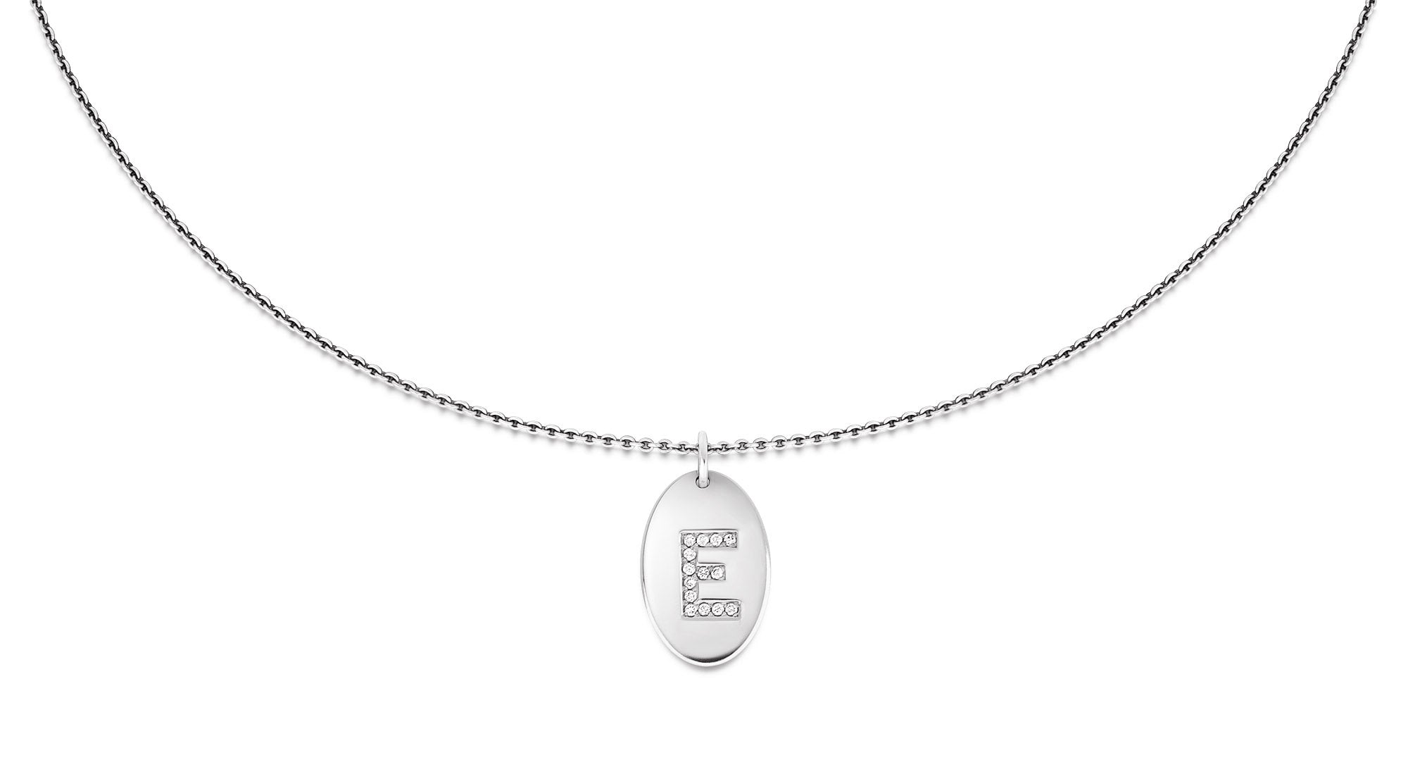 INITIAL TAG NECKLACE