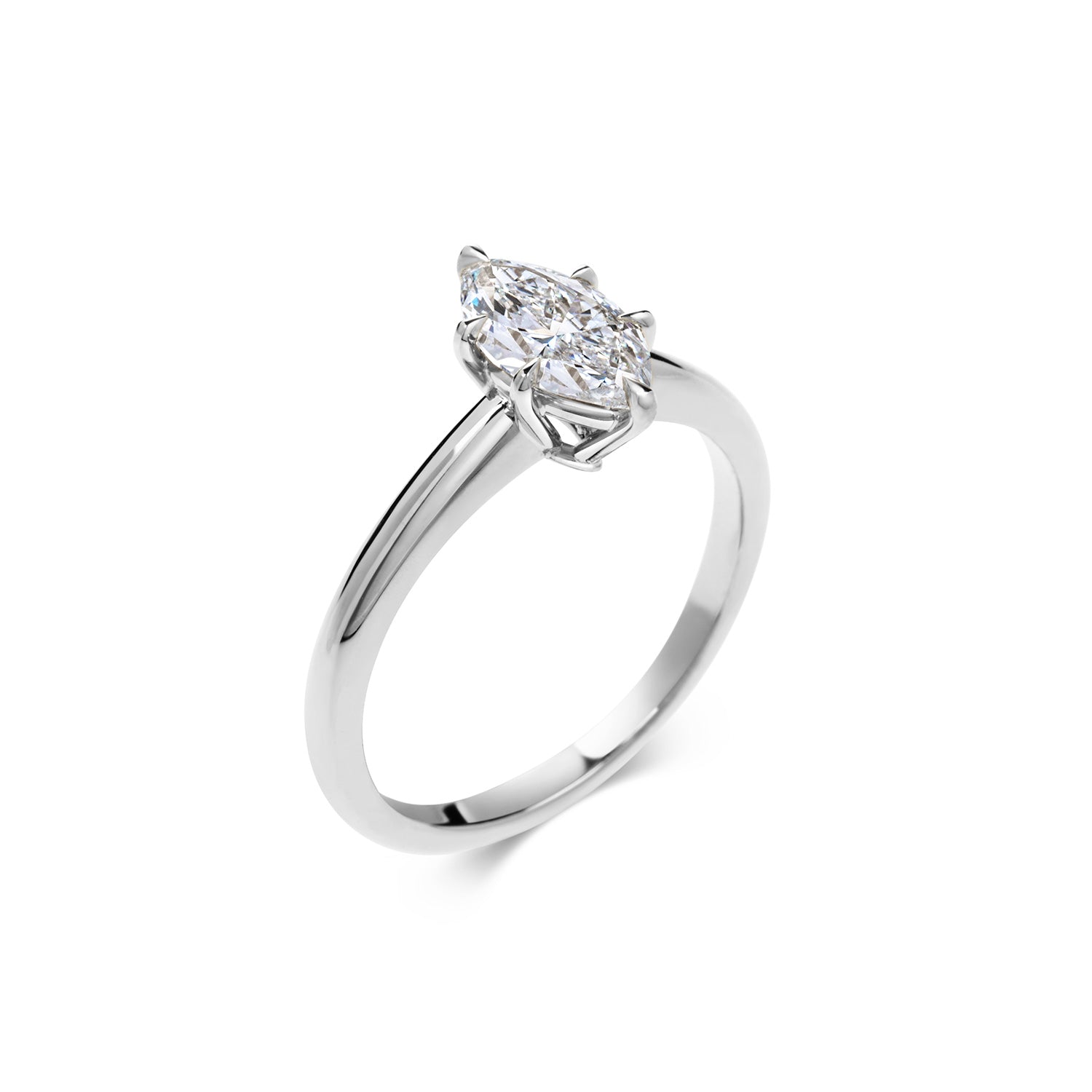 KEIRA marquise cut white gold