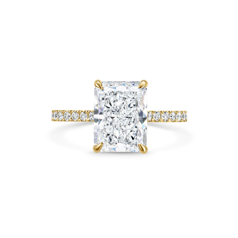 LOULOU radiant cut yellow gold