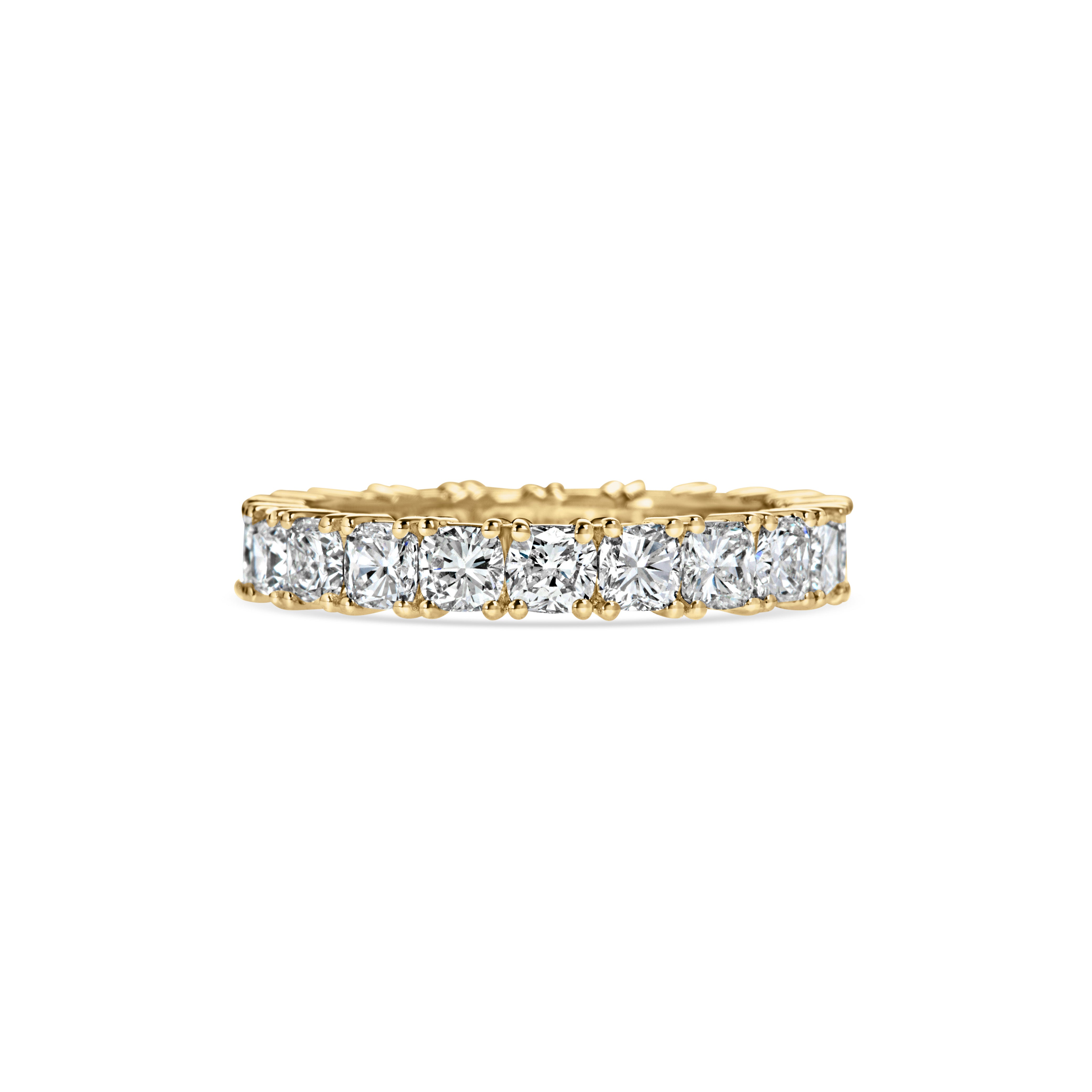 Cushion hot sale eternity band