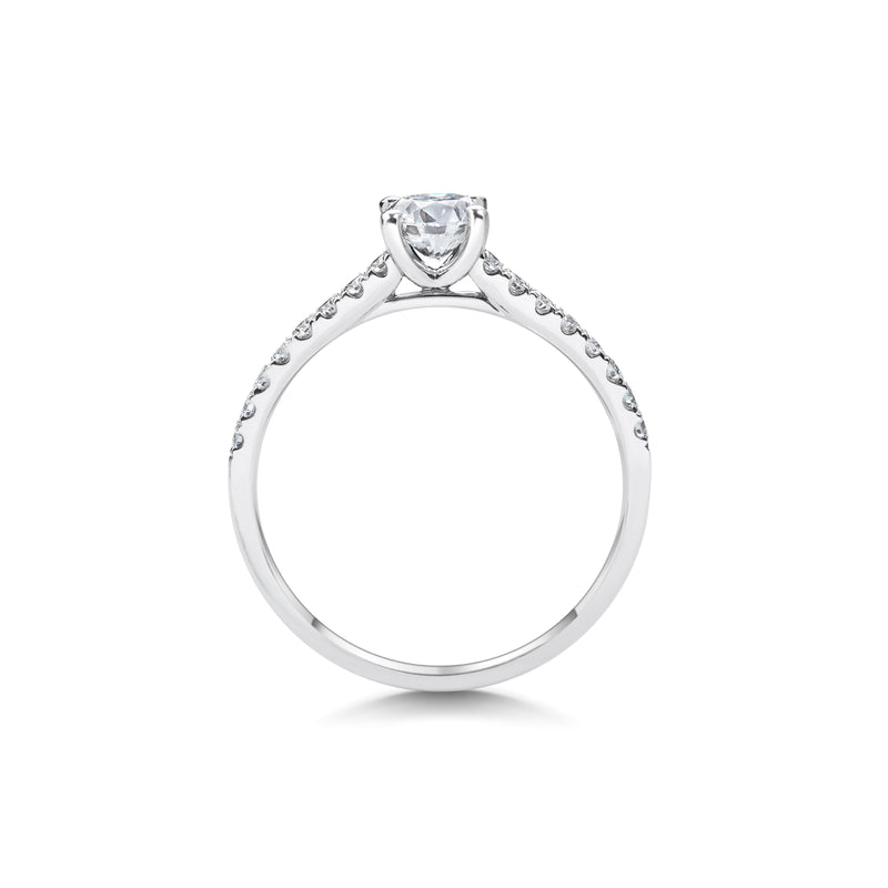 LYSANDER BRILLIANT CUT white gold
