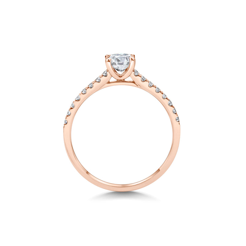 LYSANDER BRILLIANT CUT rose gold